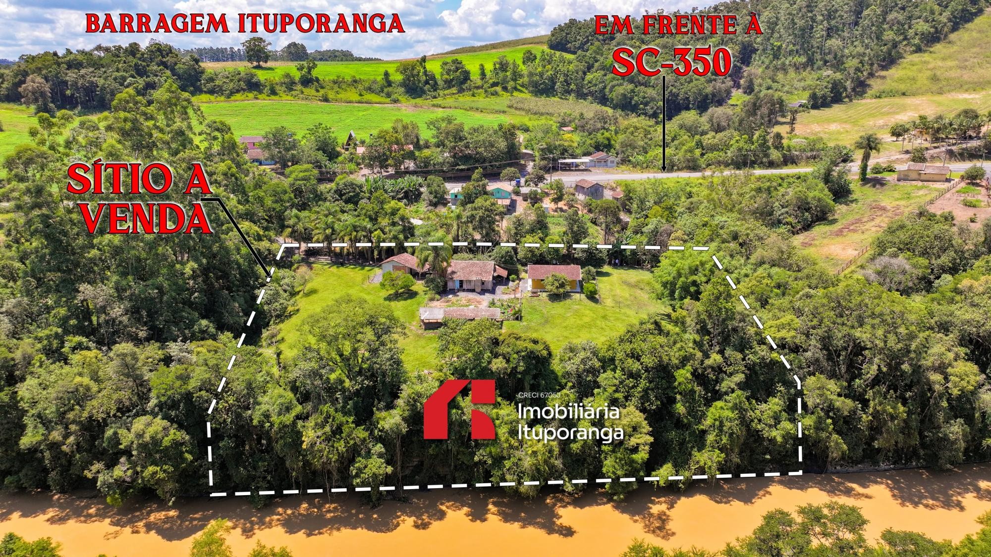 SÍTIO - Ituporanga/SC, Barragem